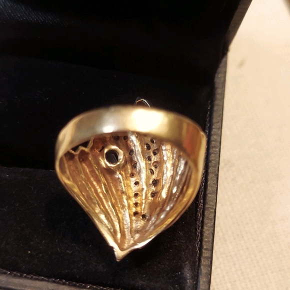 FINAL SALE Emerald cut diamond 14K gold - Picture 4 of 11